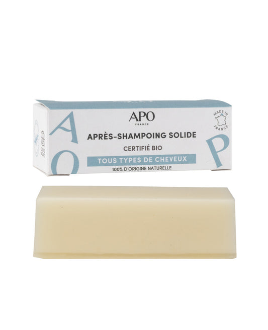 Apo -- Après shampoing solide barre démêlante - 50 g