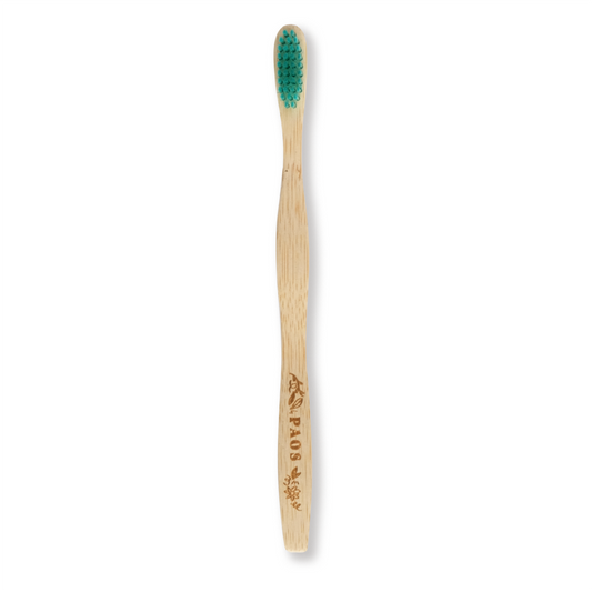 Paos -- Brosse à dents en bambou verte