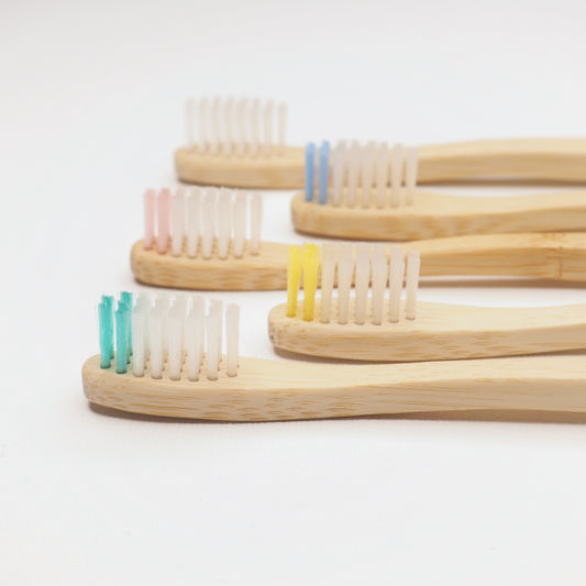 My Boo Company -- Brosse à dents enfant en bambou (souple vert)