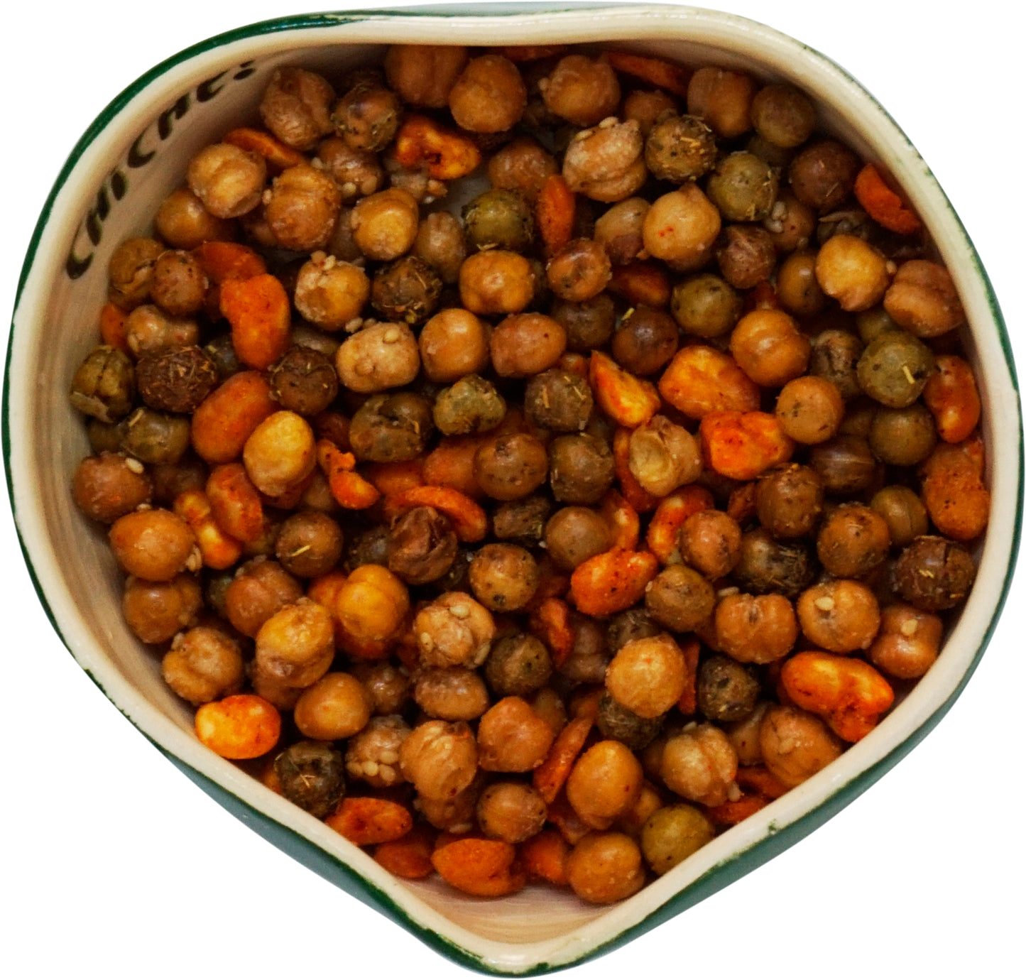Chiche -- Mélange apéro de graines bio grillées (pois chiche, petits pois, fèves) - 2kg