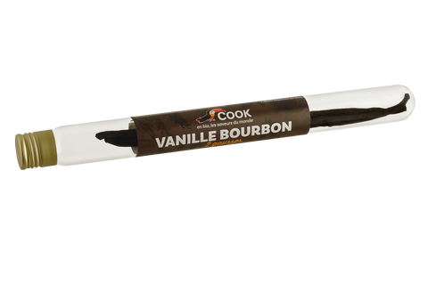 Cook épices -- Gousses de vanille bourbon bio (origine Madagascar) - 2 gousses