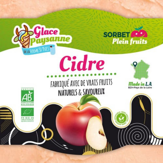 La Ferme Saint Yves -- Sorbet cidre bio - 500 ml