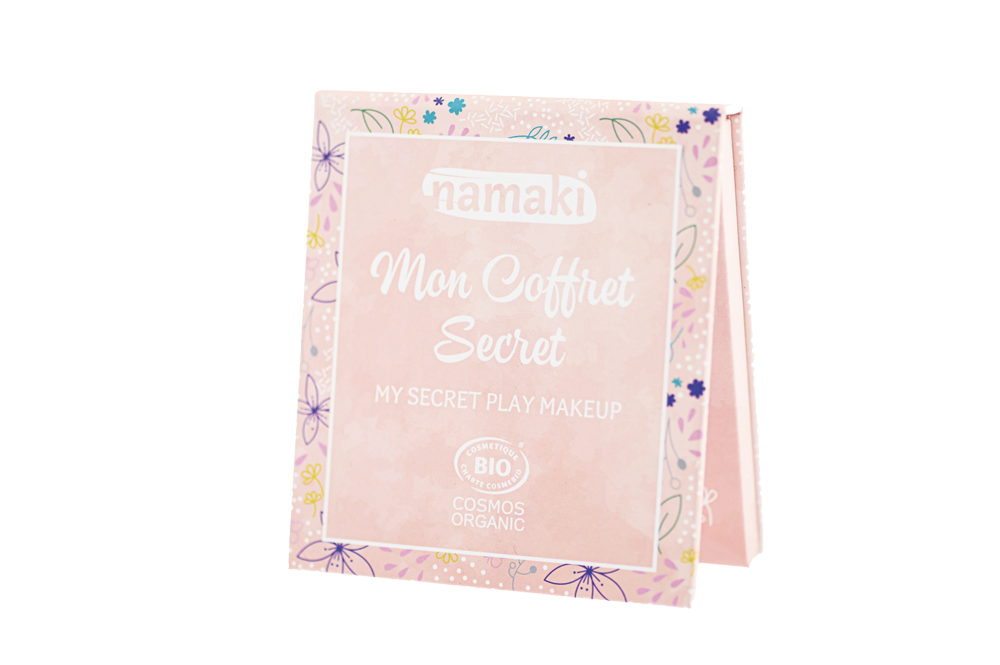 Maquillage bio Enfants  Mon coffret secret 7 fards à paupières Namaki -  Ekobutiks®