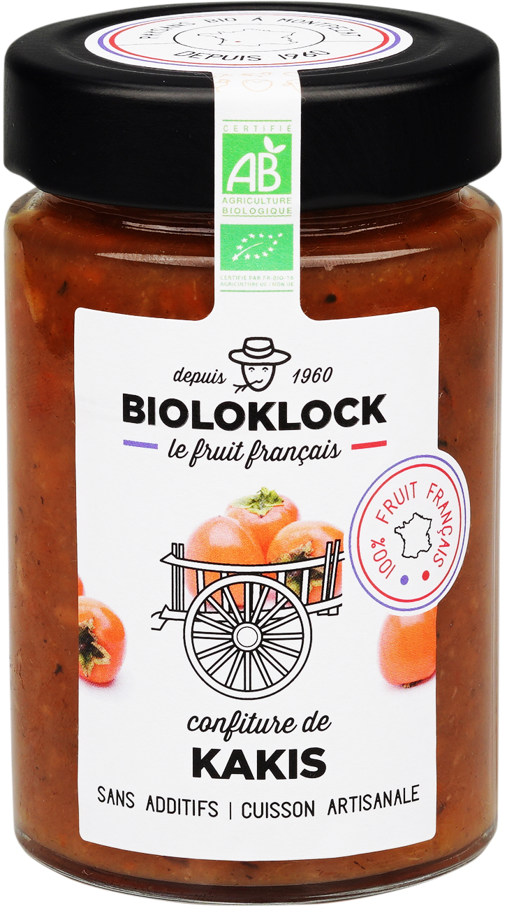 Bioloklock -- Confiture de kakis bio (france) - 230 g x 6