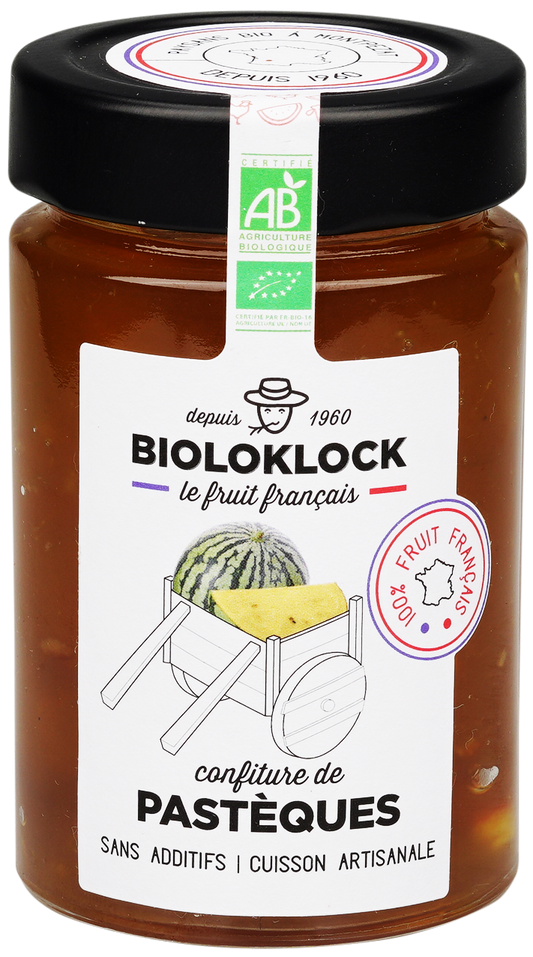 Bioloklock -- Confiture de pastèques bio (france) - 230 g x 6
