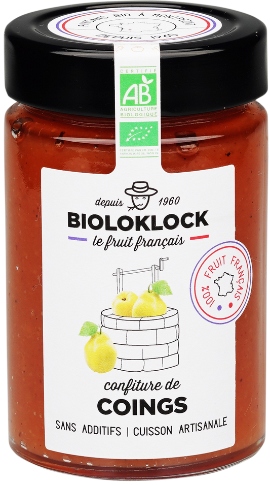 Bioloklock -- Confiture de coings bio (france) - 230 g x 6