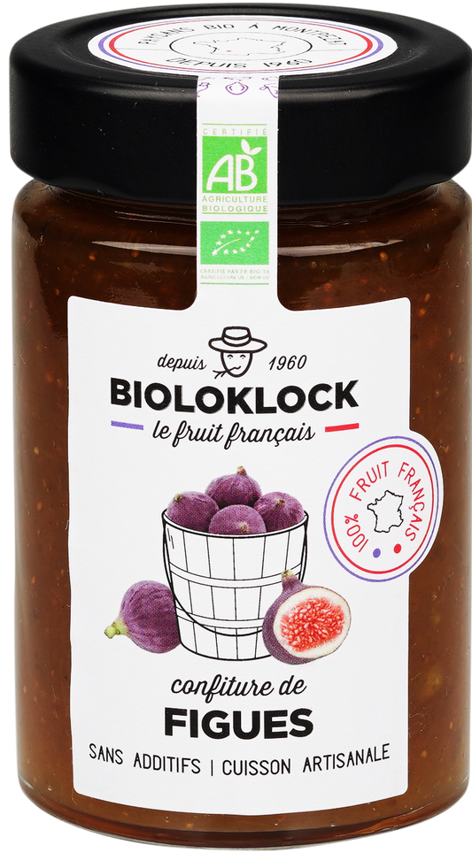 Bioloklock -- Confiture de figues bio (france) - 230 g x 6