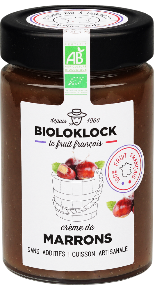 Bioloklock -- Crème de marrons bio (france) - 230 g x 6