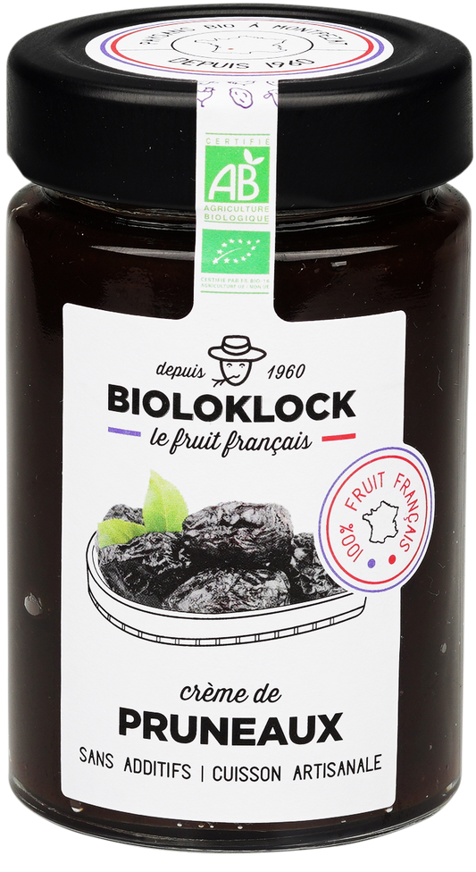 Bioloklock -- Crème de pruneaux bio (france) - 230 g x 6