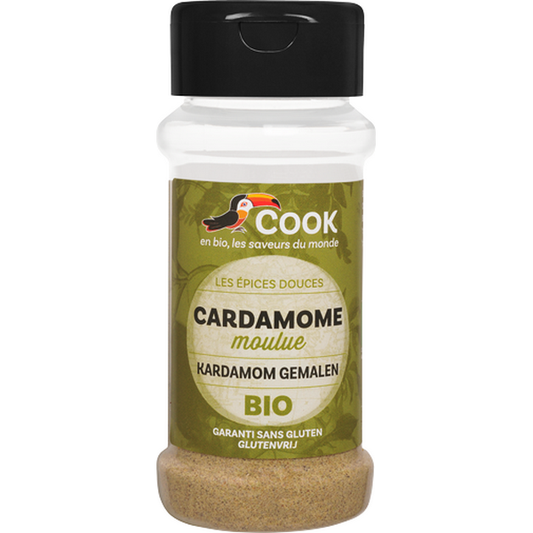 Cook épices -- Cardamome en poudre bio (origine Hors UE) - 35 g