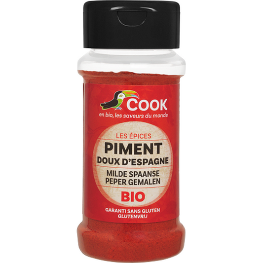 Cook épices -- Piment doux d'espagne bio (origine Espagne) - 40 g