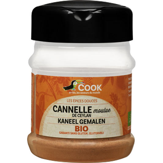 Cook épices -- Cannelle en poudre bio (origine Madagascar) - 80 g