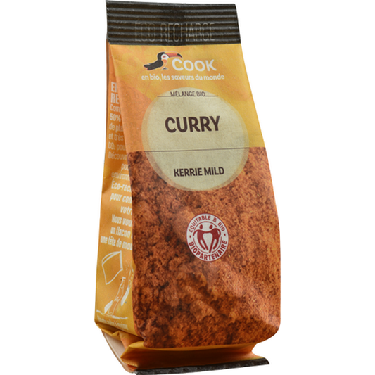 Cook épices -- Curry biopartenaire (éco recharge) (origine Hors UE) - 35 g