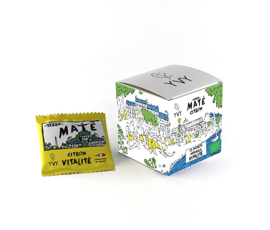 Yvy Maté -- Maté citron bio (origine Brésil) - 15 sachets naturels