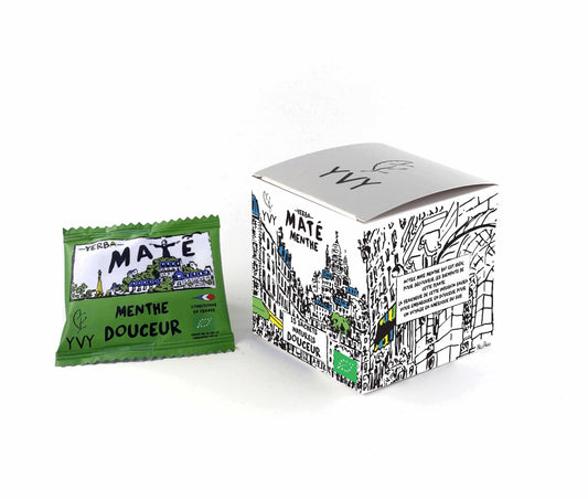 Yvy Maté -- Maté menthe bio (origine Brésil) - 15 sachets naturels