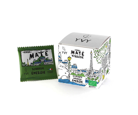 Yvy Maté -- Maté torréfié bio (origine Brésil) - 15 sachets naturels