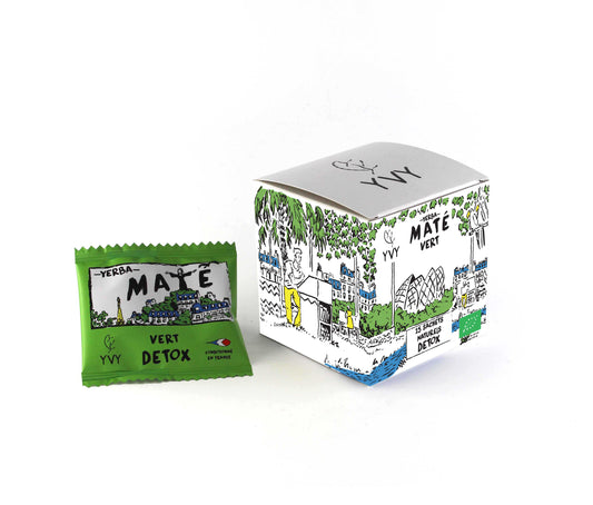 Yvy Maté -- Maté vert bio (origine Brésil) - 15 sachets naturels