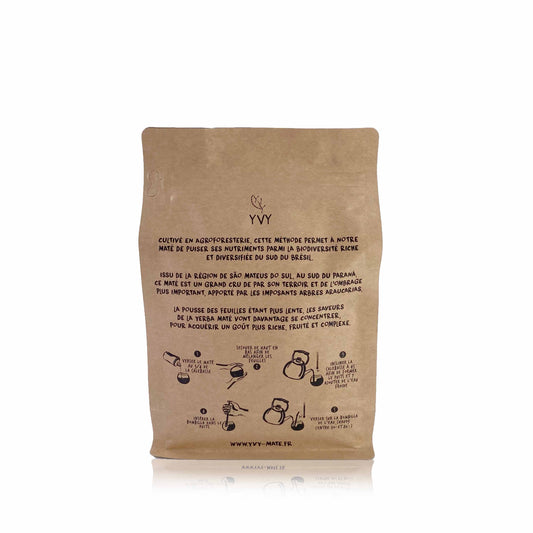 Yvy Maté -- Maté vert bio grand cru (origine Brésil) - Eco recharge 250 g