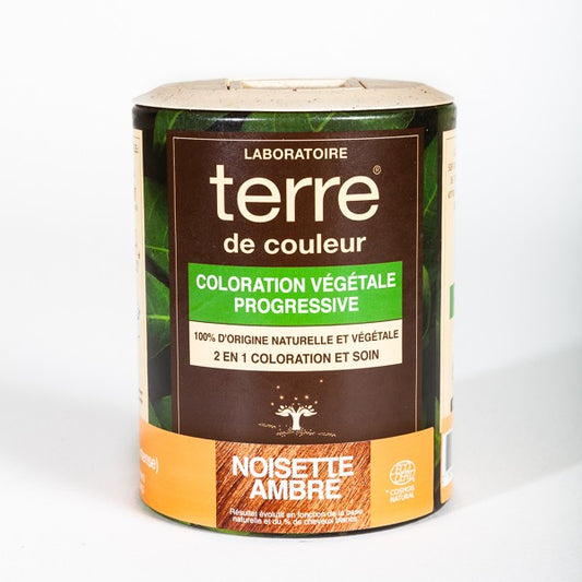Terre De Couleur -- Coloration végétale noisette ambré - 100 g