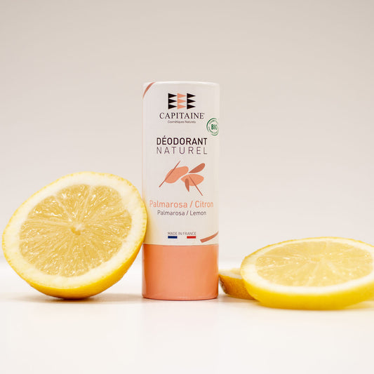 Capitaine -- Déodorant solide stick - palmarosa citron - 60 g