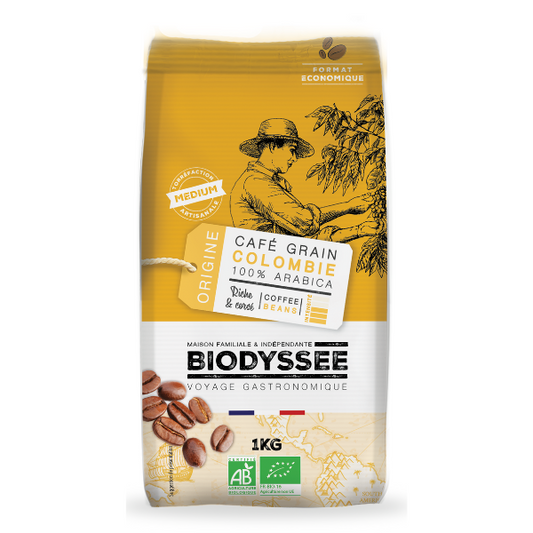 Café grain bio 100% arabica – Origine Mexique