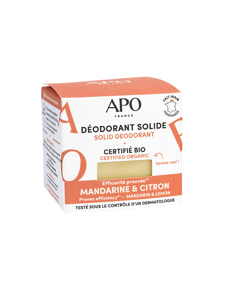 Apo -- Déodorant solide bio agrumes déstockage - 25 g
