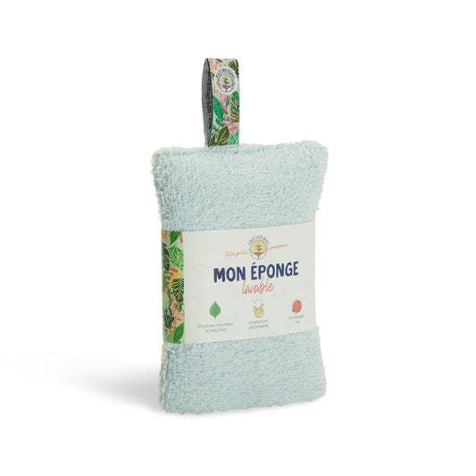 Anotherway -- Eponge lavable cuisine bleue