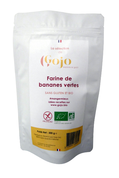 Gojo -- Farine de bananes vertes bio sans gluten (origine Equateur) - 300 g
