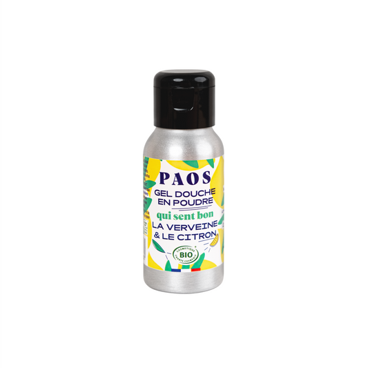 Paos -- Gel douche poudre bio verveine citron - 30g