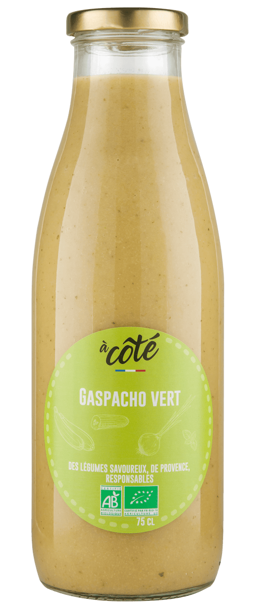 A Côté -- Gaspacho vert bio (courgette fenouil pomme) - 75 cl x 6