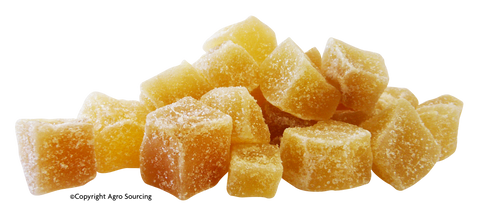 Pépite -- Gingembre confit cubes fairtrade Vrac - 5 kg