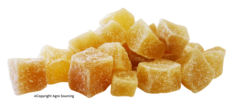 Pépite -- Gingembre confit cubes fairtrade Vrac - 5 kg