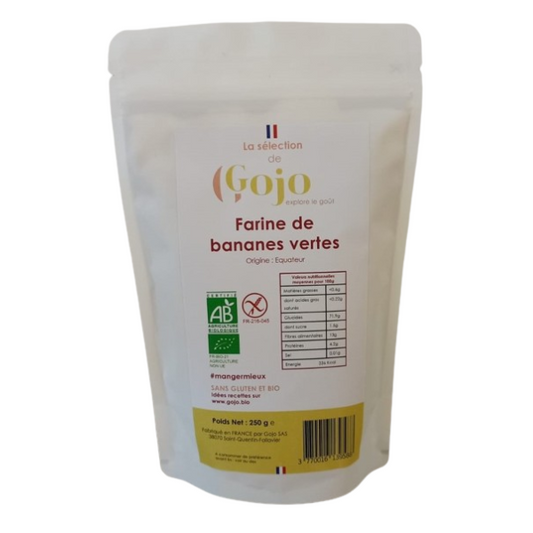 Gojo -- Farine de bananes vertes bio sans gluten - 250 g