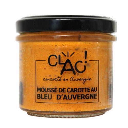 Clac -- Mousse de carotte au bleu d'auvergne bio - 100 g