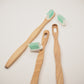 My Boo Company -- Brosse à dents à tête rechargeable en bois de hêtre français