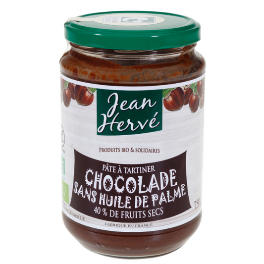 Jean Hervé -- Pâte à tartiner chocolade sans huile de palme - 750 g x 6