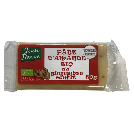 Jean Hervé -- Pâte d'amande gingembre - 50 g x 12