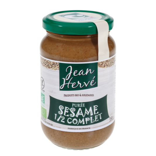 Jean Hervé -- Purée de sésame demi-complet - 350 g x 6