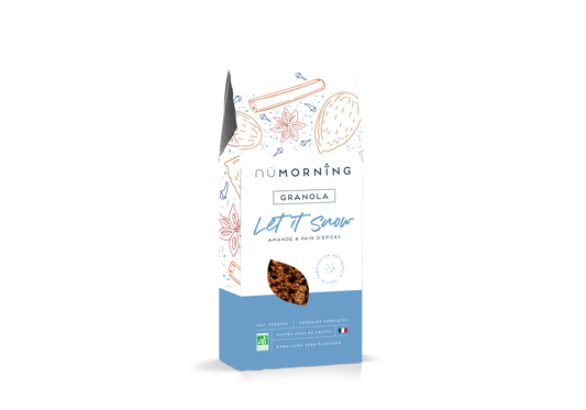 nüMorning -- Granola let it snow bio au pain d'épices - boîte 300 g