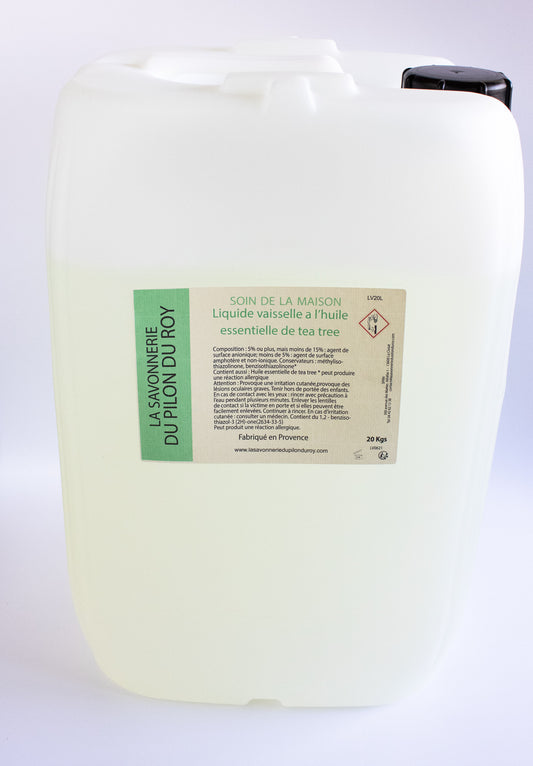 La Savonnerie du Pilon du Roy -- Liquide vaisselle au Tea tree Vrac - 20kg