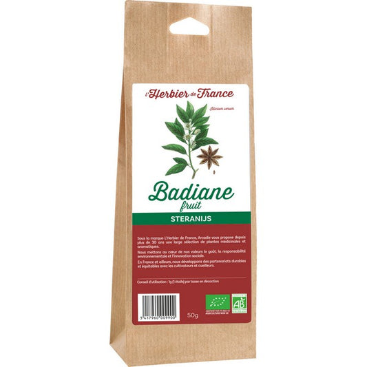 L'herbier -- Badiane fruit bio (origine Hors UE) - 50 g