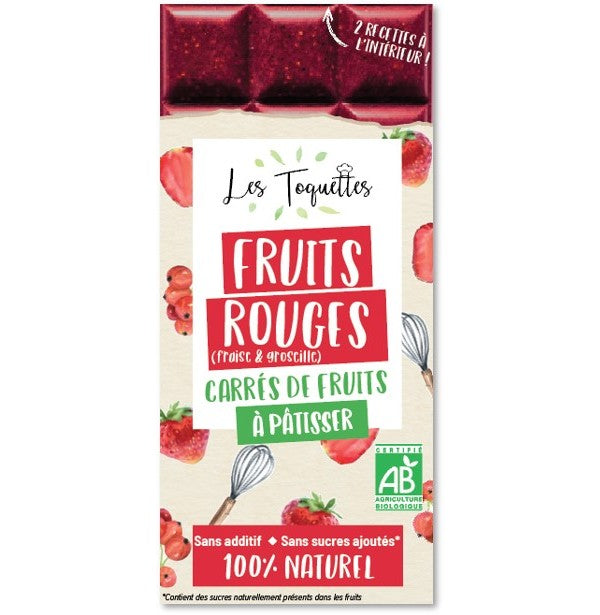 Les Toquettes -- Tablette fraise groseille bio - 70g