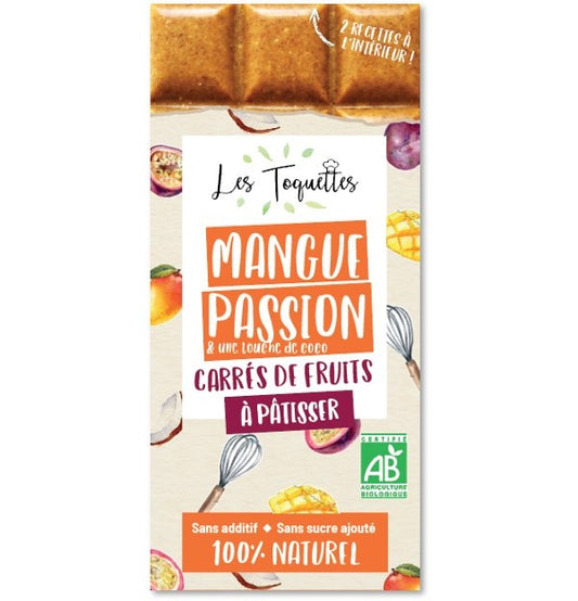 Les Toquettes -- Tablette mangue passion bio - 70g