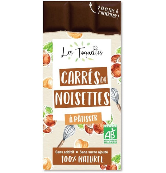 Les Toquettes -- Tablette noisettes bio - 70g