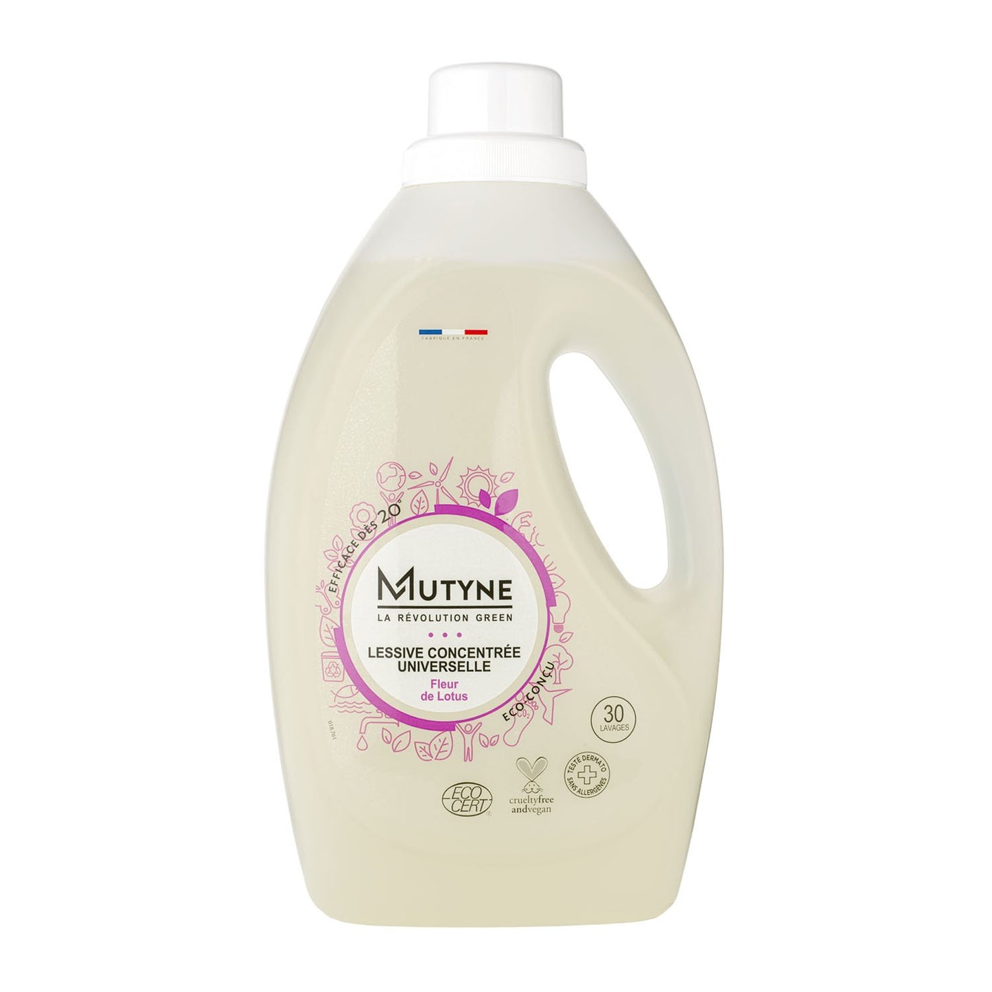 LESSIVE LIQUIDE 100D 2EN1 FLEUR DE LOTUS/LYS 5L - DASH