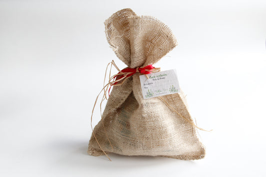 Angie Be Green -- Kit zéro déchet cuisine dans pochon en toile de jute