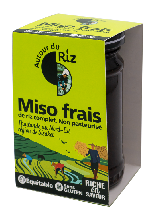 Autour Du Riz -- Miso non pasteurisé bio équitable - 250 g