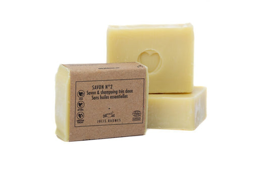 Jolis Baumes -- Savon & shampoing très doux (n°2 chouchou) - 100 g