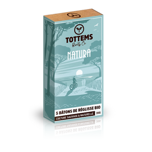 Tottems -- Bâtons de réglisse bio Nature - 5 unités