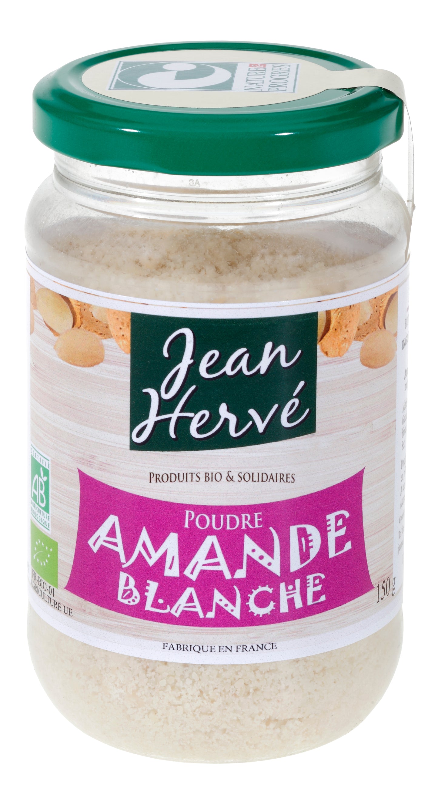 Jean Hervé -- Poudre d'amandes blanches - 150 g x 6